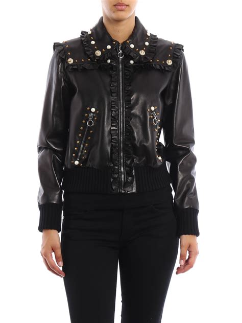 gucci lederjacke damen
